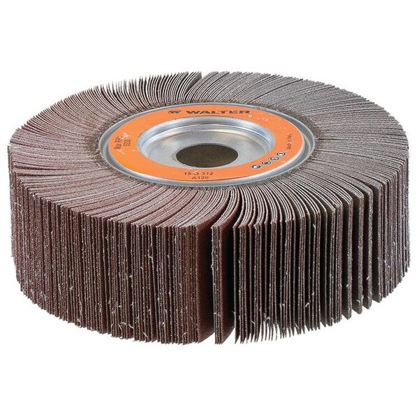 Walter Surface Technologies 6-1/2 in. Grit 2 in. Grit 120 Coolcut Flap Wheels 15G312 - main
